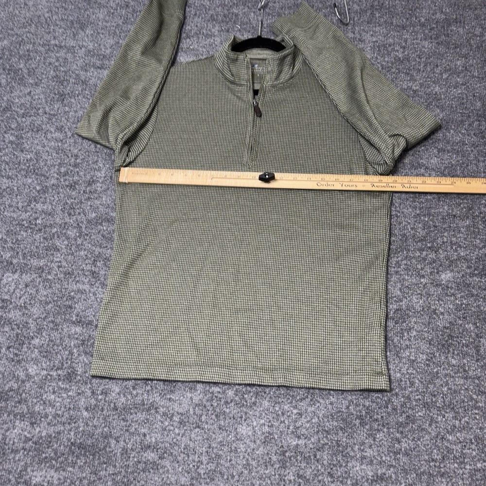 Vineyard Vines Bluffs Quarter Zip Pullover‎ Men's Small Green OTG Sweater - Picture 9 of 16